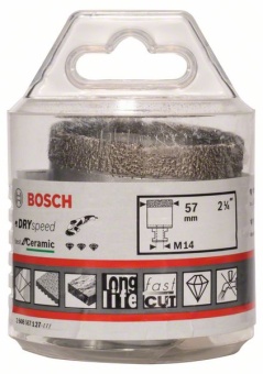 Алмазные свёрла Dry Speed Best for Ceramic для сухого сверления 57 x 35 mm 2608587127